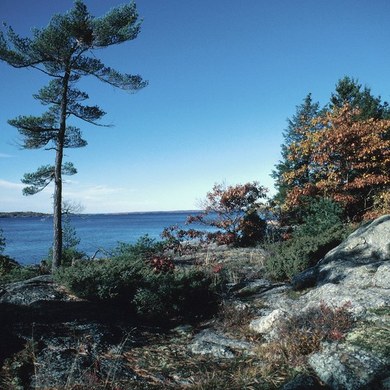 Georgian Bay, on Lake Huron, offers plentiful recreational opportunities.