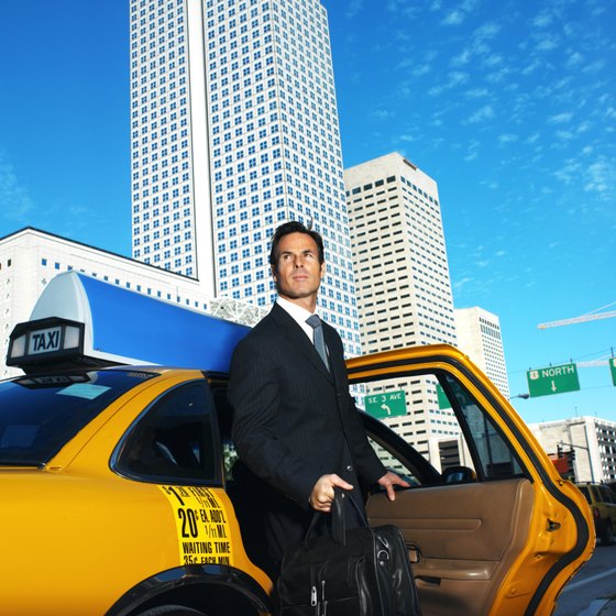 Hailing a cab at a New York City airport is easy.