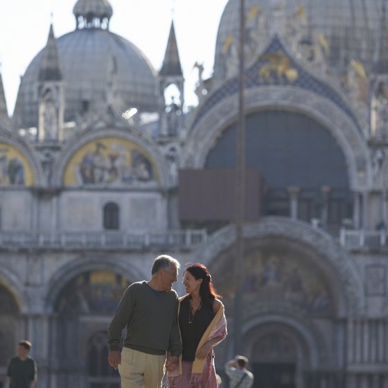 Piazza San Marco in Venice is one of the city's main tourist attractions.
