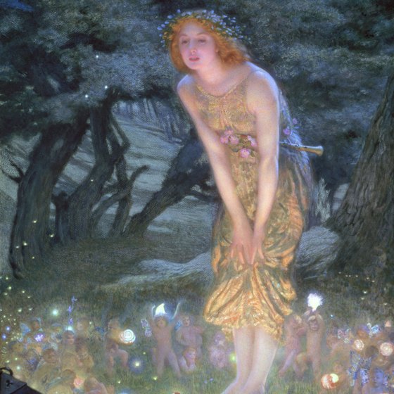 Fairies and spirits are traditionally active on Midsummer Night.