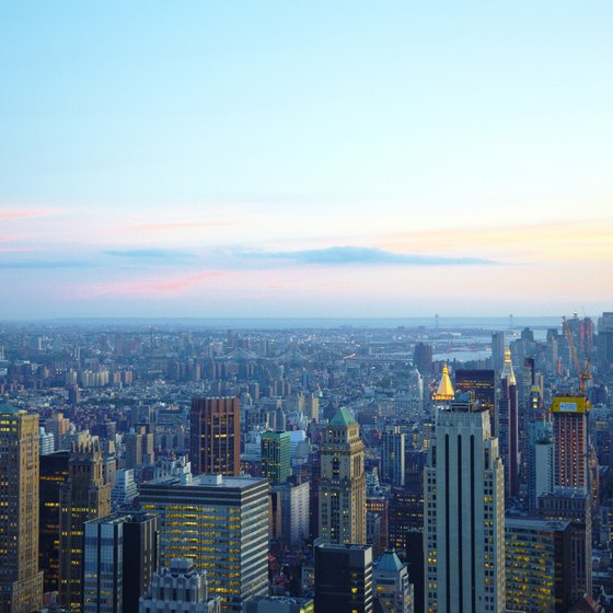 New York's Midtown region, home to Rockefeller Center, features its share of hotels.