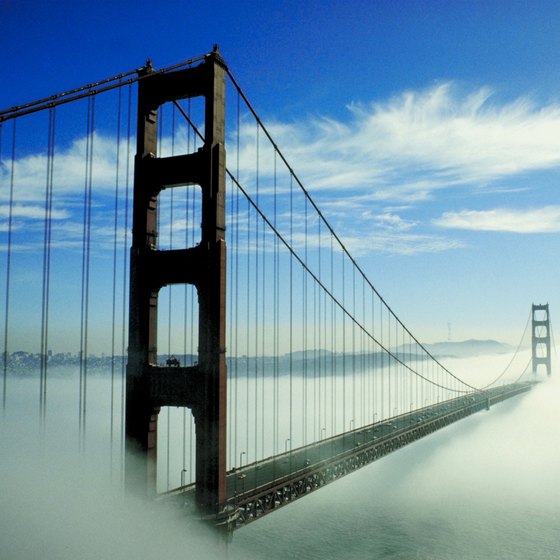 The Golden Gate Bridge is just one famous attraction among many in San Francisco.