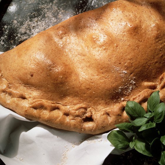Calzones are one specialty offered at Hoboken restaurants.