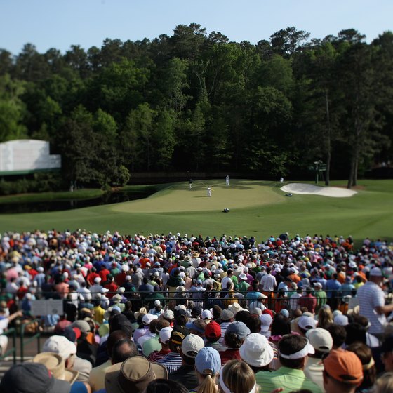 Crowds flock to Augusta each April for the Masters.