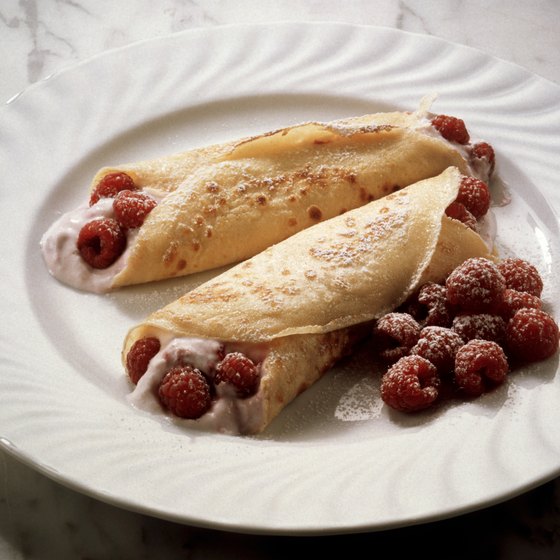 Crepes are a popular meal and dessert in the province of Quebec.