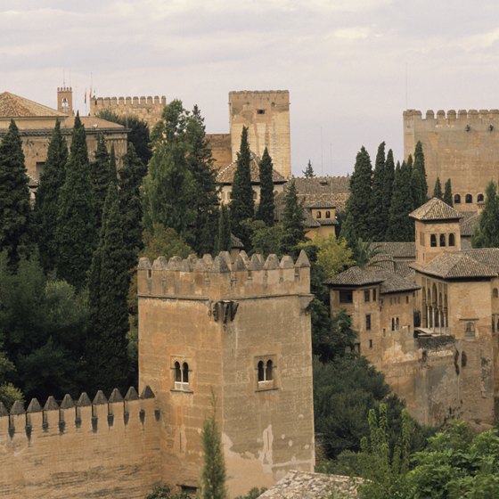 The Alhambra is one of the most grandiose Arab palaces in Spain.