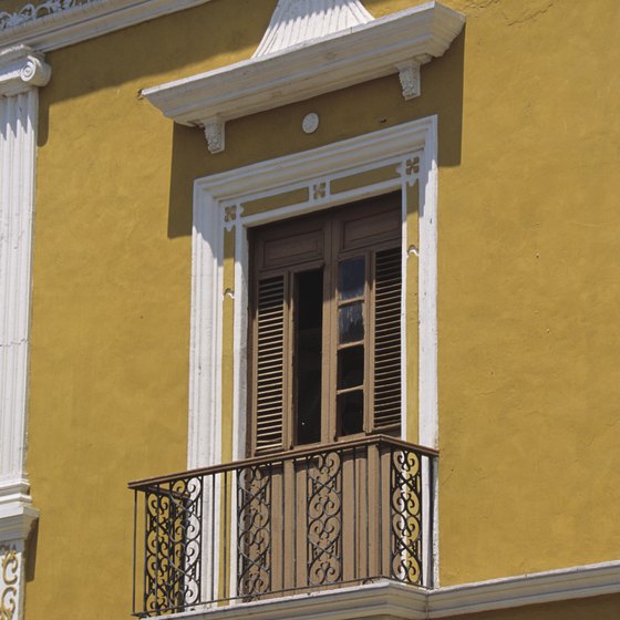 You'll see bits of Spanish colonial architecture throughout central Mexico.