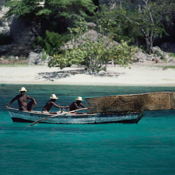 The deep, blue waters of Haiti's lakes offer abundant photo opportunities.