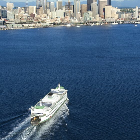 Seattle's ferry dock is on the city's vibrant waterfront.