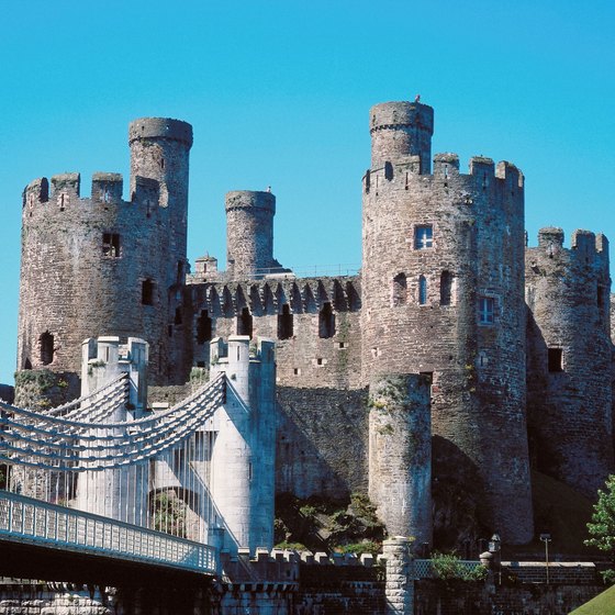 Some of the most famous landmarks of Wales are its castles.
