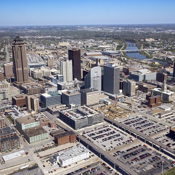 Des Moines has multiple hotels near Principal Park and the downtown district.