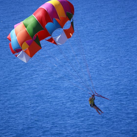 See Aruba from a different perspective while parasailing.