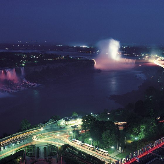 One of Ontario's largest casinos overlooks Niagara Falls.