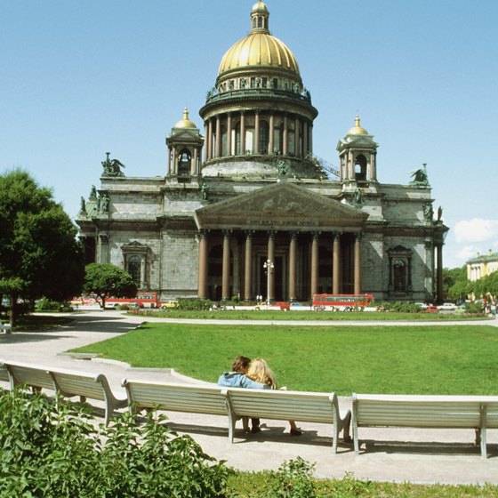 St. Isaac's Cathedral is one of St. Peterburg's most important churches.