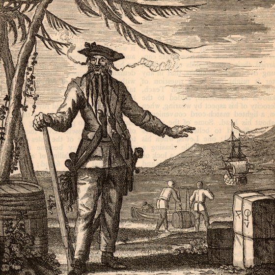 The pirate Blackbeard frequently sailed into port at Marcus Hook.
