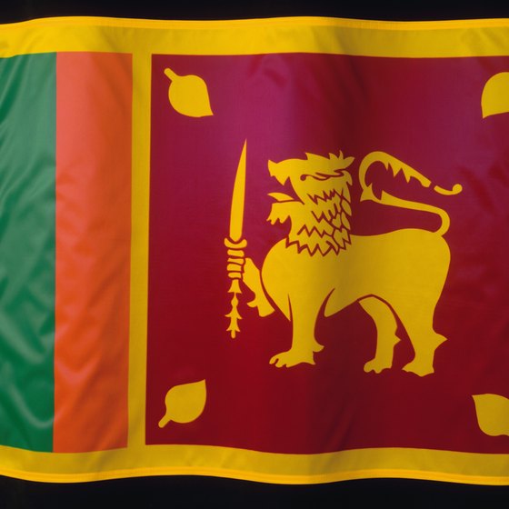 Sri Lanka's flag depicts the Sri Lankan lion, once native to Sinharaja Forest.