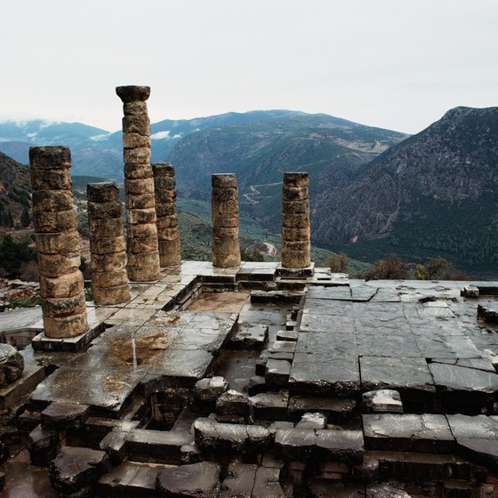 The nearest port to Delphi is not accessible to large cruise ships.