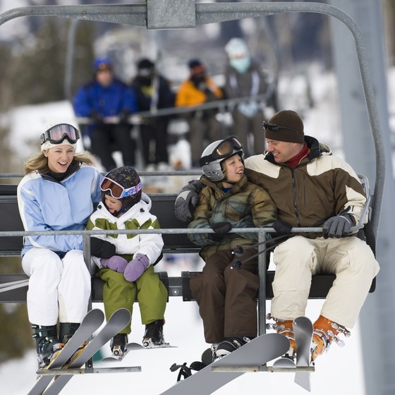 Family-friendly ski resorts offer activities for you and your kids to enjoy.