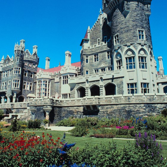 Casa Loma's castle-like exterior made it an ideal location for the Renaissance Festival.