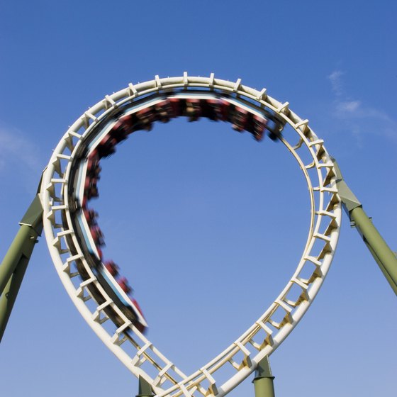 Thrill-seekers may enjoy riding roller coasters at one of Georgia's theme parks.