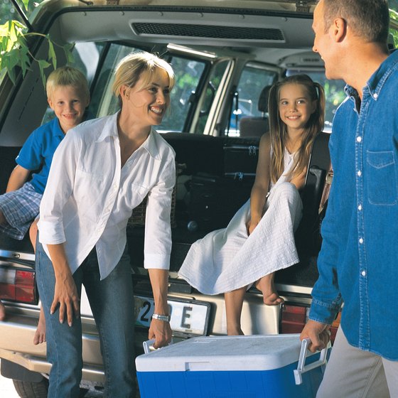 Your food will take up room in your car or luggage.