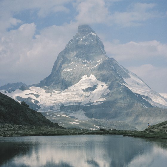 Switzerland is known for its mountains and ski towns.
