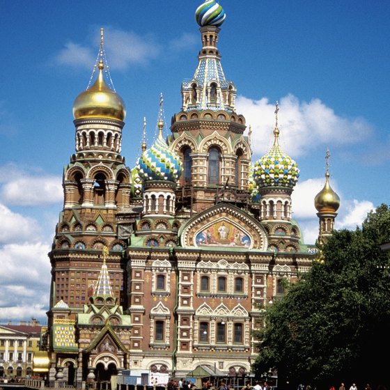 The Church on Spilt Blood was built where Alexander II was assassinated.