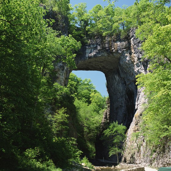 Blue Ridge Mountains scene in Virginia