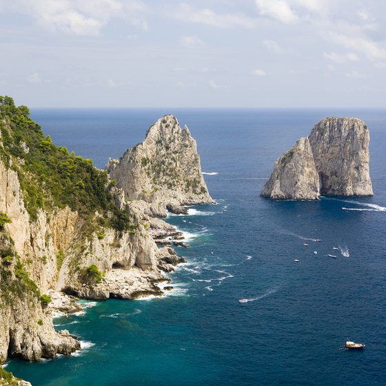Off the southern coast, Capri is an idyllic isle — even during winter.