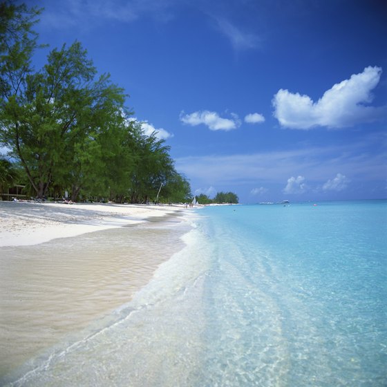 Pristine beaches are much of the Caymans' allure.