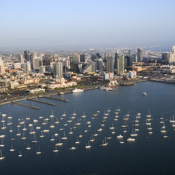 San Diego Bay is one of several waterfront attractions in the city.