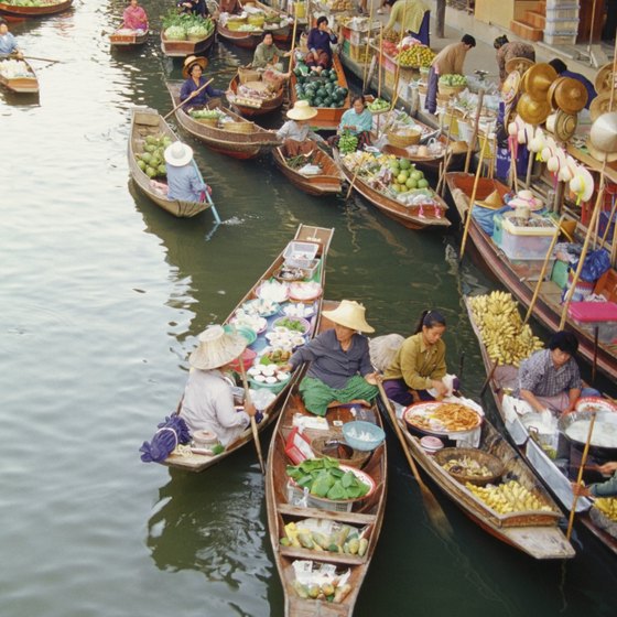 Some tiger tours also include a trip to the Damnoen Saduak Floating Market.