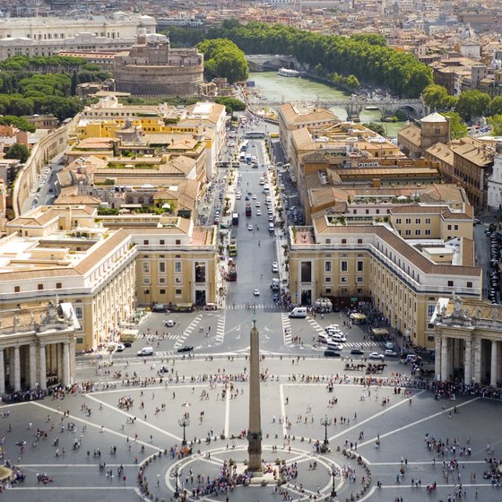 The Vatican is a popular stop on many tours around Rome.
