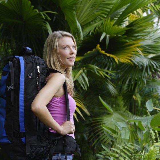 Choose a comfortable pack for your jungle trek.