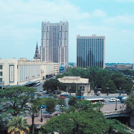 San Antonio is home to several large hotels.