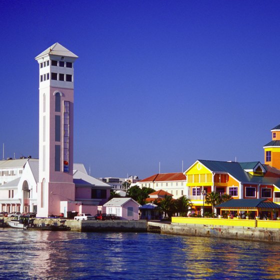 Nassau, the capital amd largest city of the Bahamas, is where most tourists from the U.S. fly into.