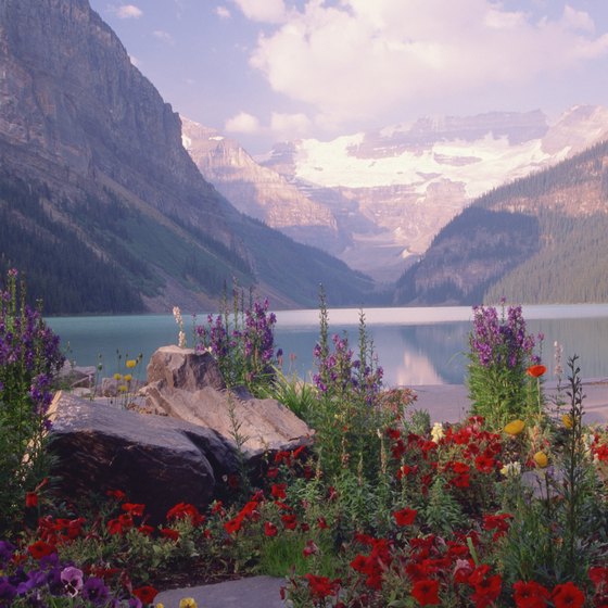 Banff National Park encompasses over 2,500 square miles.