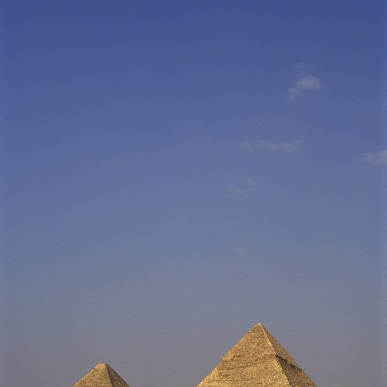 Egypt's pyramids have attracted generations of tourists.