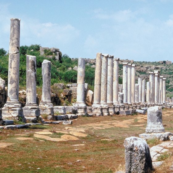 Several ancient temples lie within close proximity of Belek.