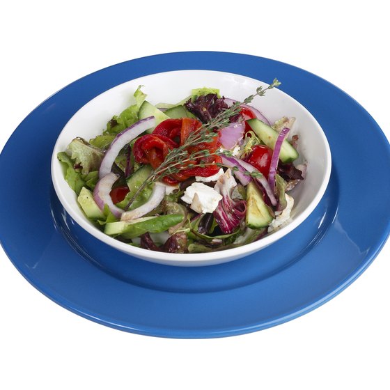Freshly prepared Greek salad is available at the Original Greek Festival.