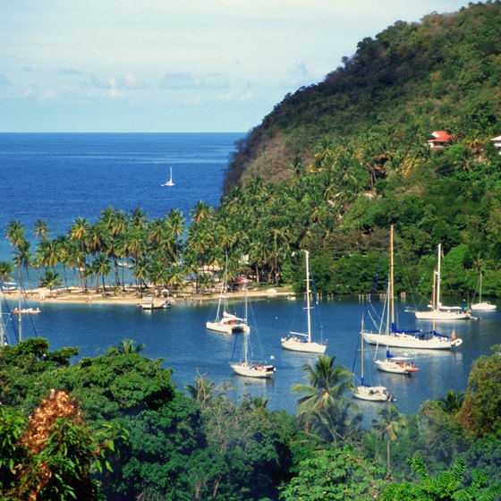 Sailing is one of the most popular pastimes on St. Lucia.