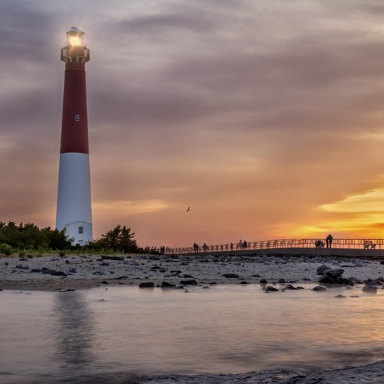 Barnegat Lighthouse presides over LBI's northern end.