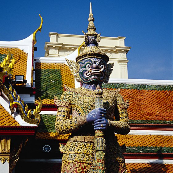 The Royal Palace in Central Bangkok is sweltering in the summer.