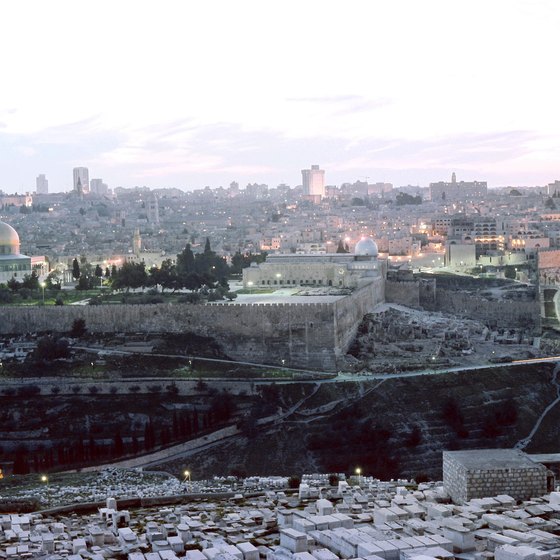 Jerusalem contains many popular tourist attractions in Israel.