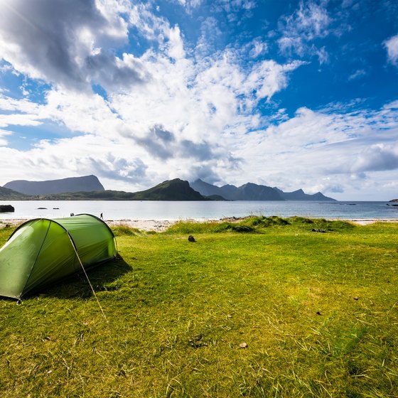 Oceanfront Tent Camping in Kennebunkport, Maine