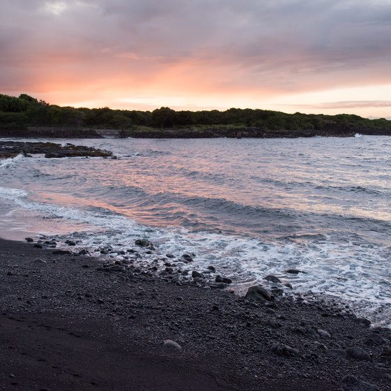 Black Sand Beaches in St. Lucia