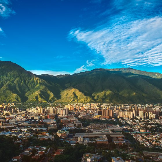 Mountains in Caracas and Venezuela