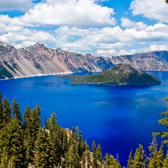Location of Crater Lake National Park
