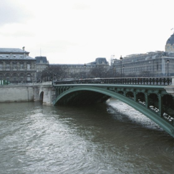 Humans first settled on islands in the River Seine at Paris 1,500 years ago.