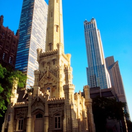 Water Tower Place is a historic building right on The Magnificent Mile.